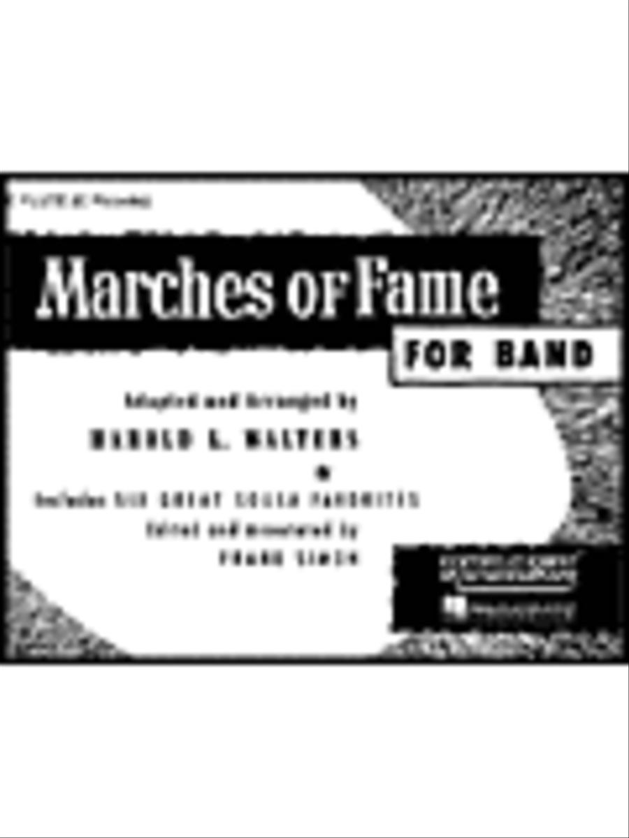 Marches of Fame for Band Concert Band scores gallery preview page 1