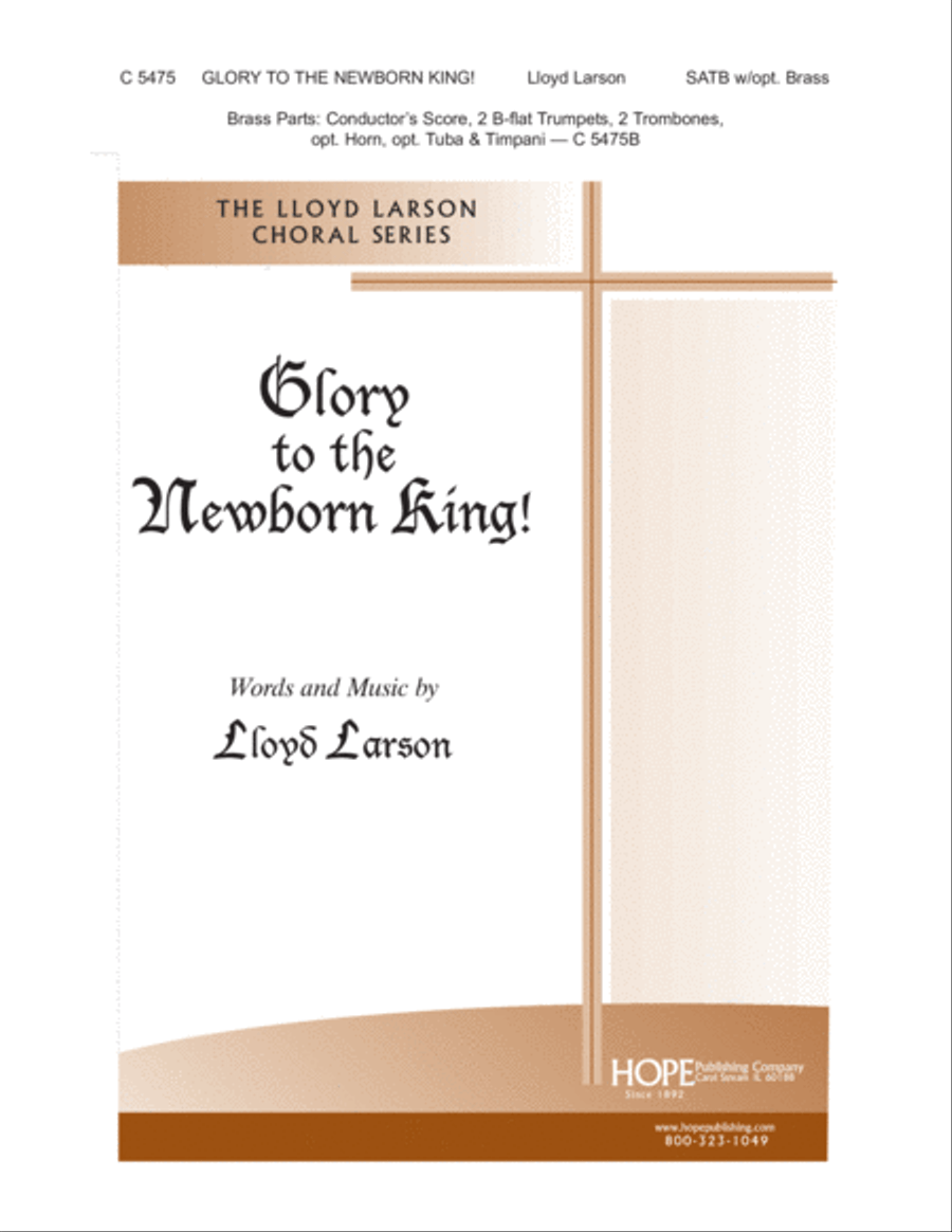 Glory to the Newborn King! 4-Part scores gallery preview page 1