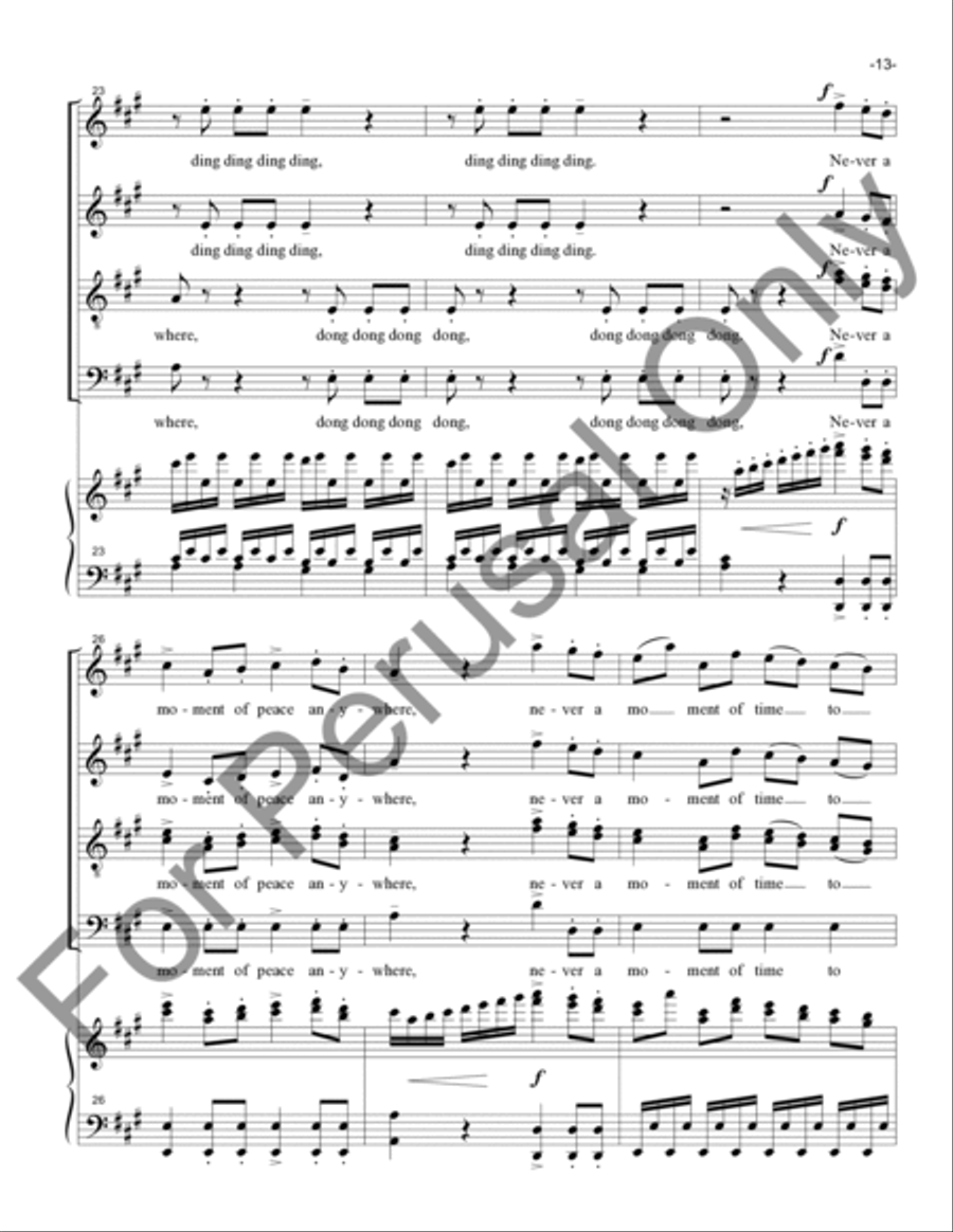 Opera Choruses, Set 1 Opera Choruses, Set 1 4-Part scores gallery preview page 14