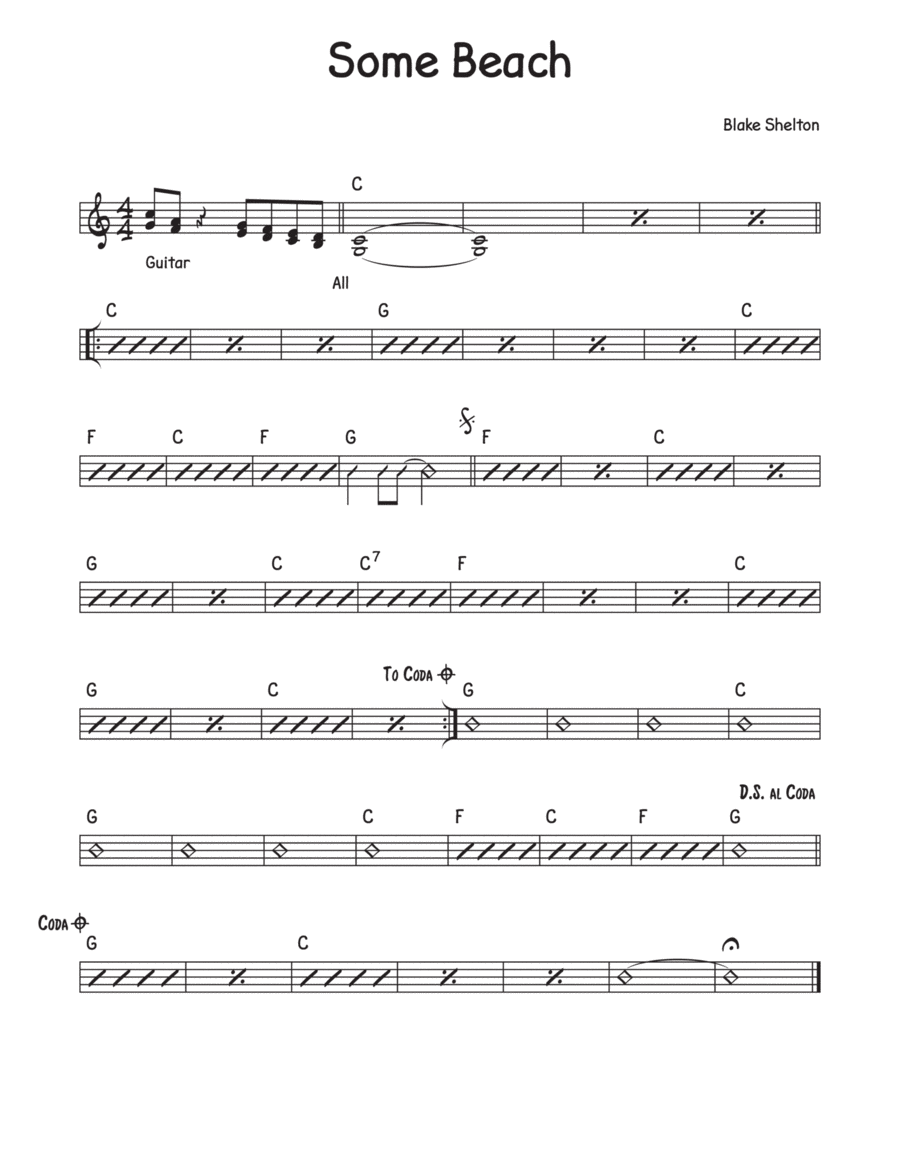 Some Beach Piano scores gallery preview page 1