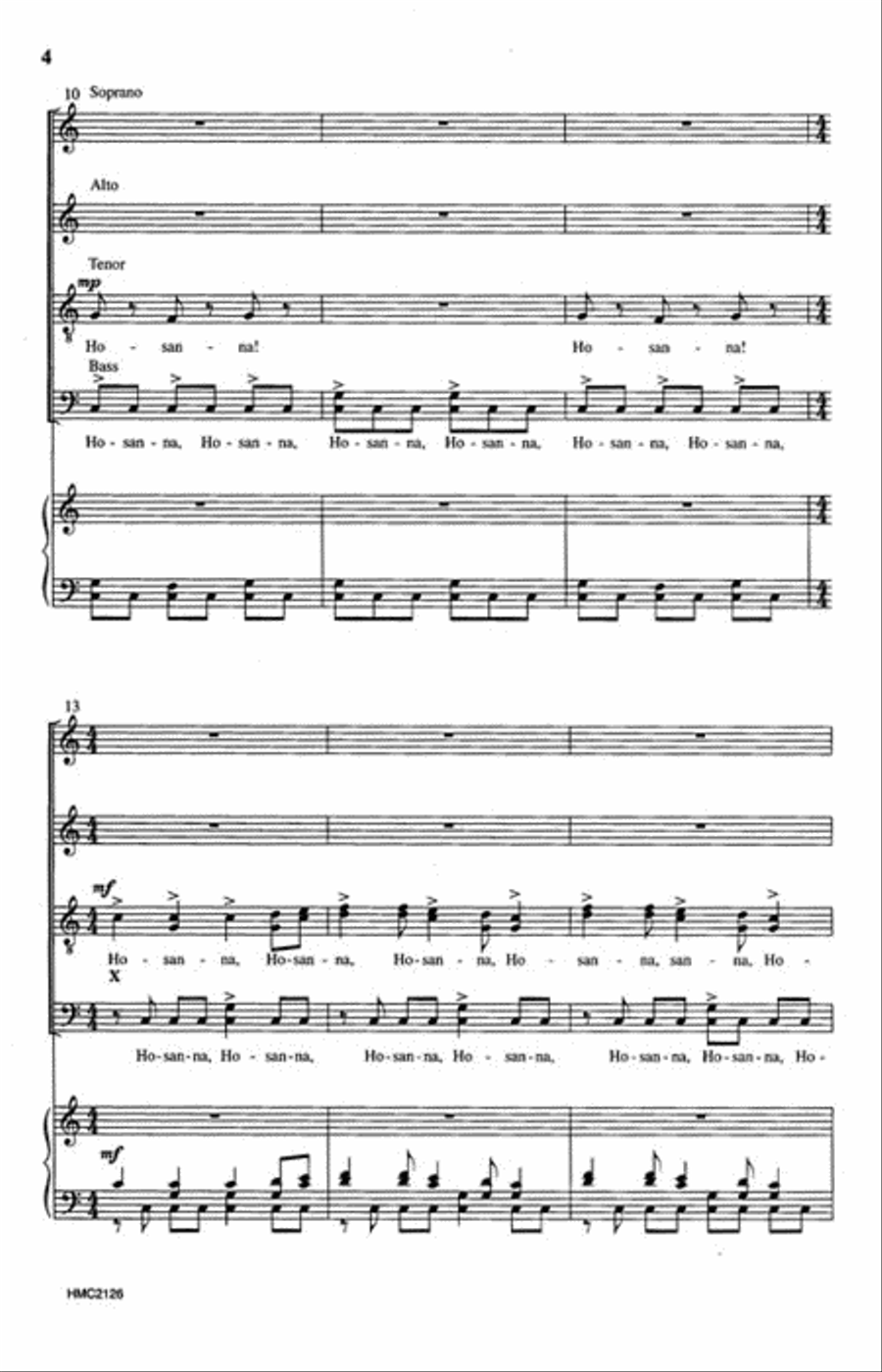 Hosanna Choir scores gallery preview page 3