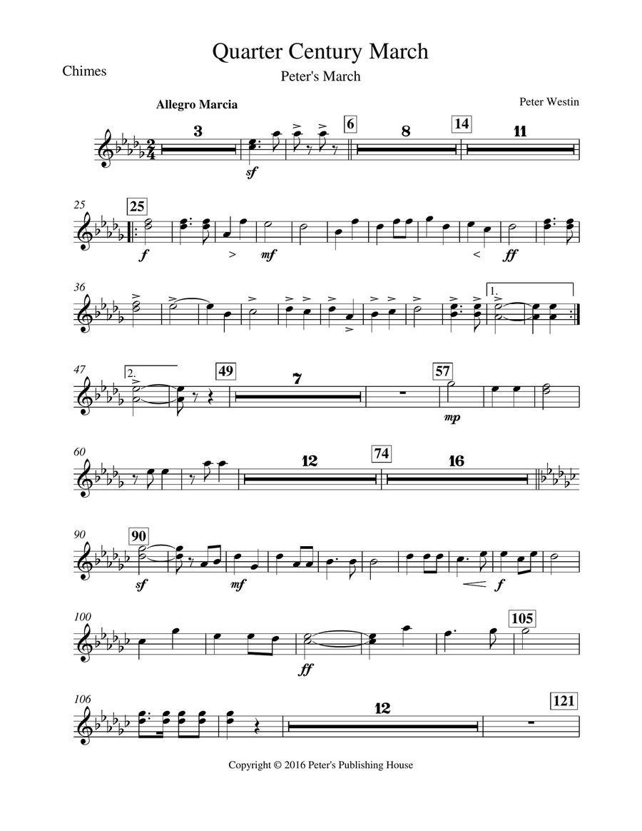 Quarter Century March Chimes