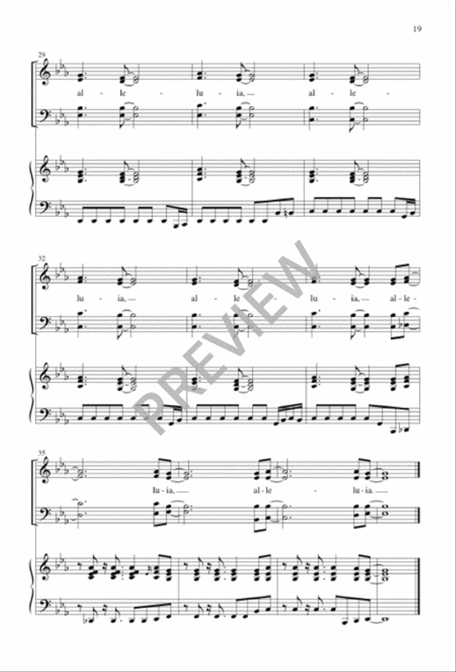 The Sound of My People - Choral / Accompaniment Edition 4-Part scores gallery preview page 20