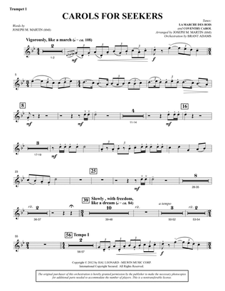 Carols for Seekers - Bb Trumpet 1