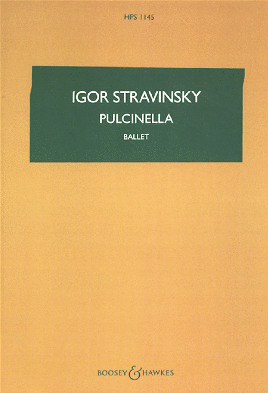 Pulcinella (Complete Ballet) Orchestra scores gallery preview page 1