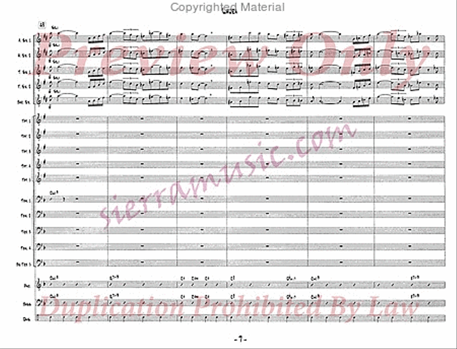 Laura Jazz Ensemble scores gallery preview page 8