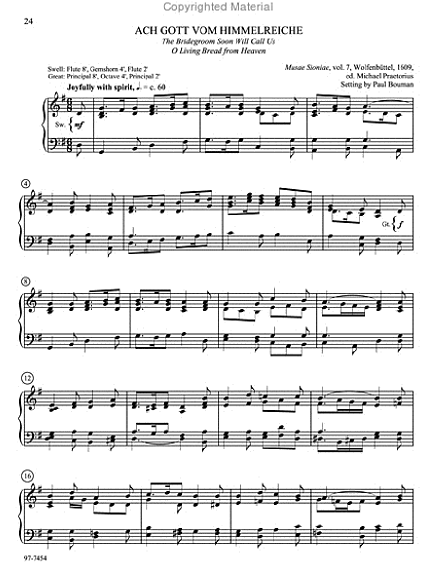 Hymn Prelude Library: Lutheran Service Book, Vol. 1 (A) Organ scores gallery preview page 5