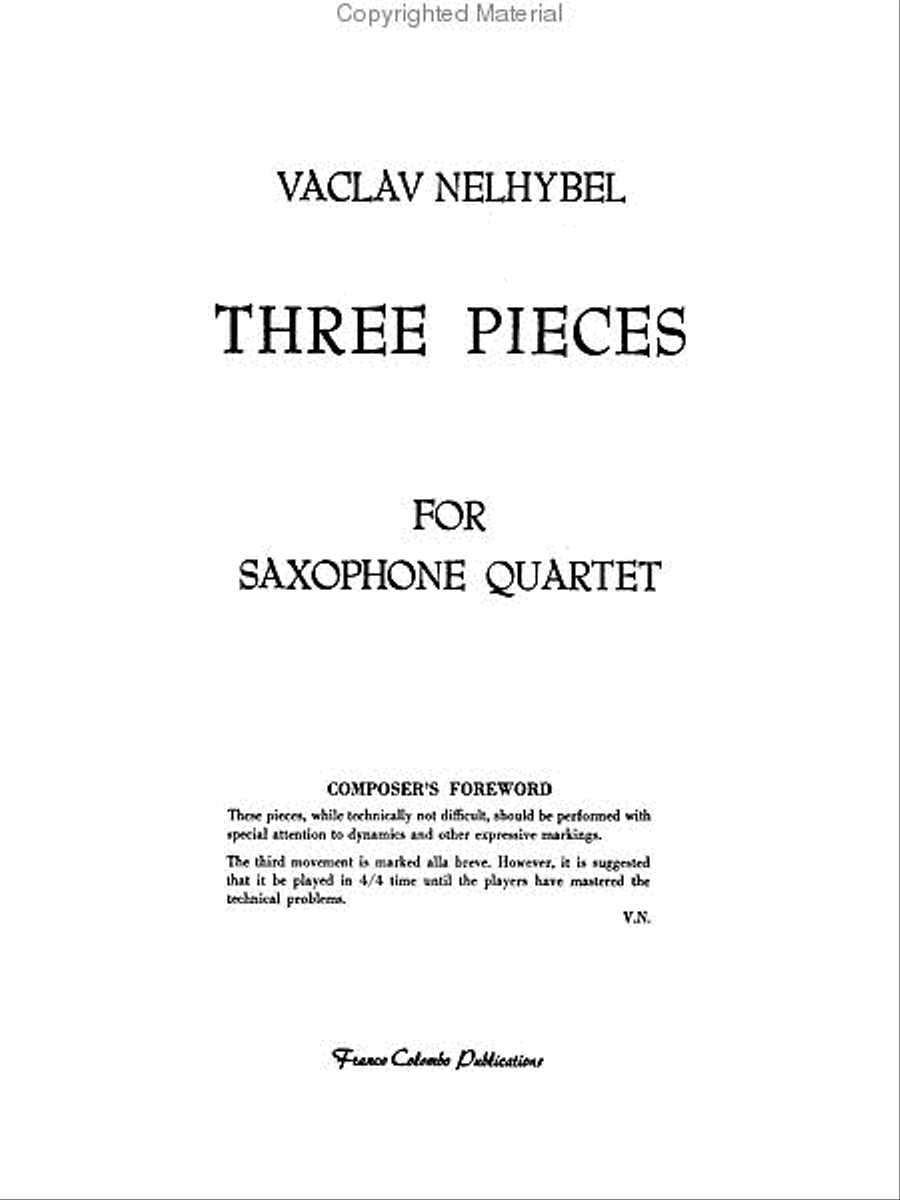 Three Pieces Three Pieces Small Ensemble scores gallery preview page 2