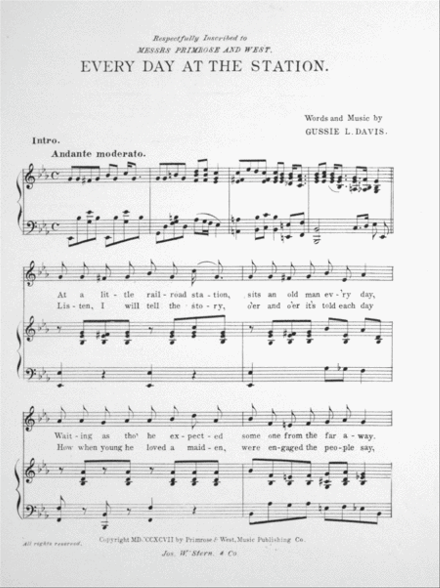 Every Day at the Station. Descriptive Song & Chorus Choir scores gallery preview page 2