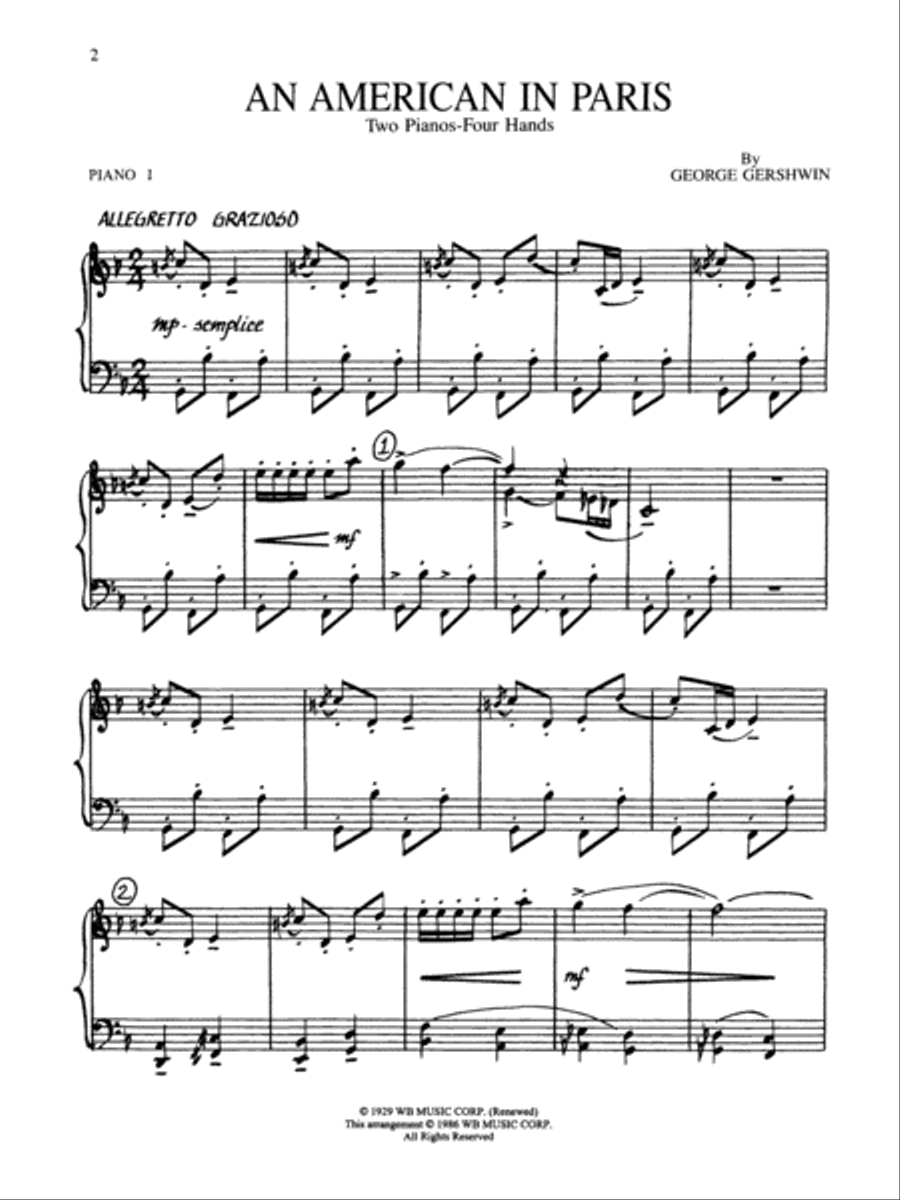 An American in Paris An American in Paris Small Ensemble scores gallery preview page 4