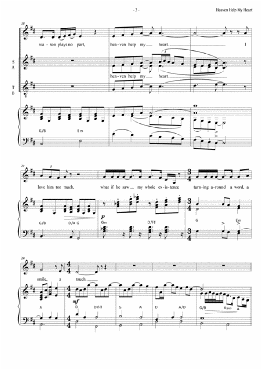 Heaven Help My Heart Heaven Help My Heart Voice scores gallery preview page 3