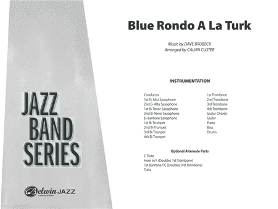 Blue Rondo a la Turk Jazz Ensemble scores gallery preview page 2