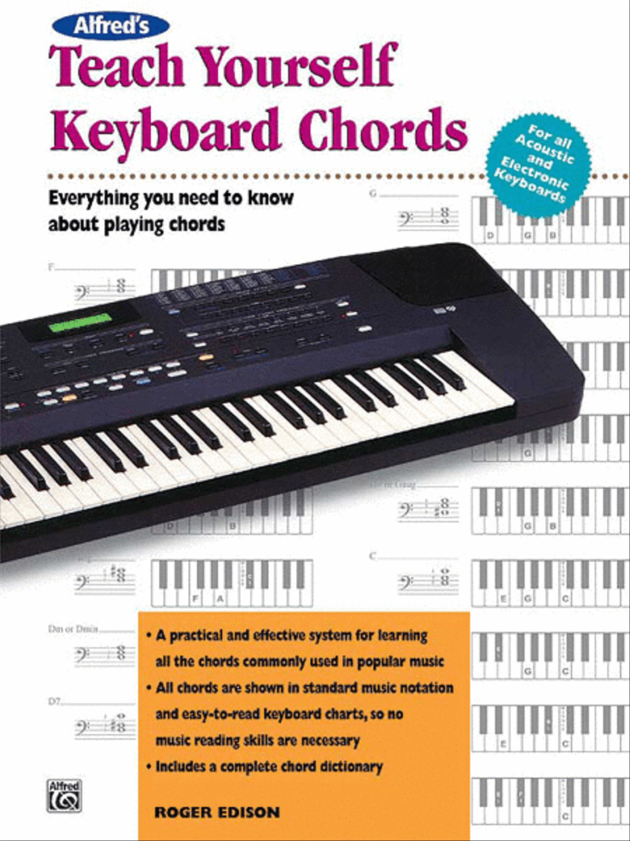 Alfred's Teach Yourself Keyboard Chords - Book Piano Method scores gallery preview page 1
