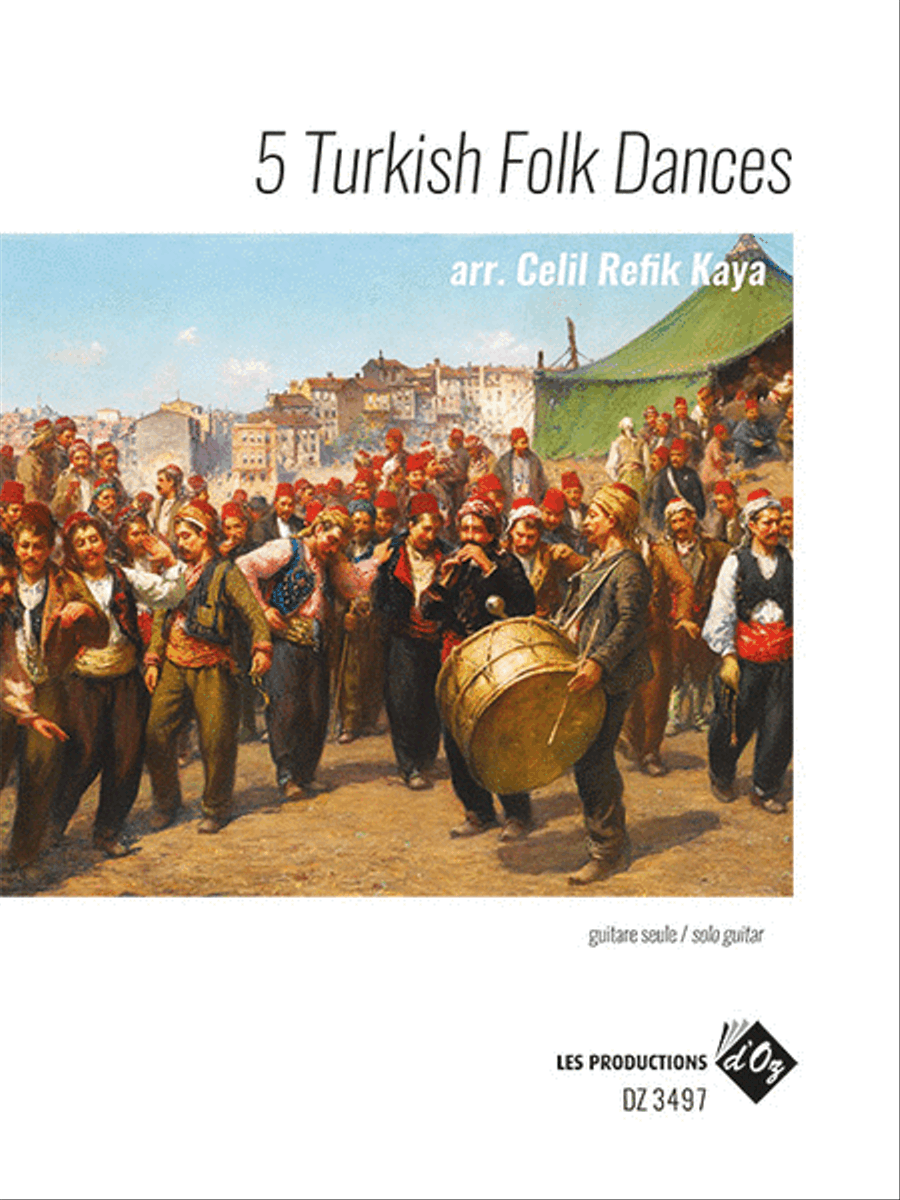 5 Turkish Folk Dances 5 Turkish Folk Dances Classical Guitar scores gallery preview page 1