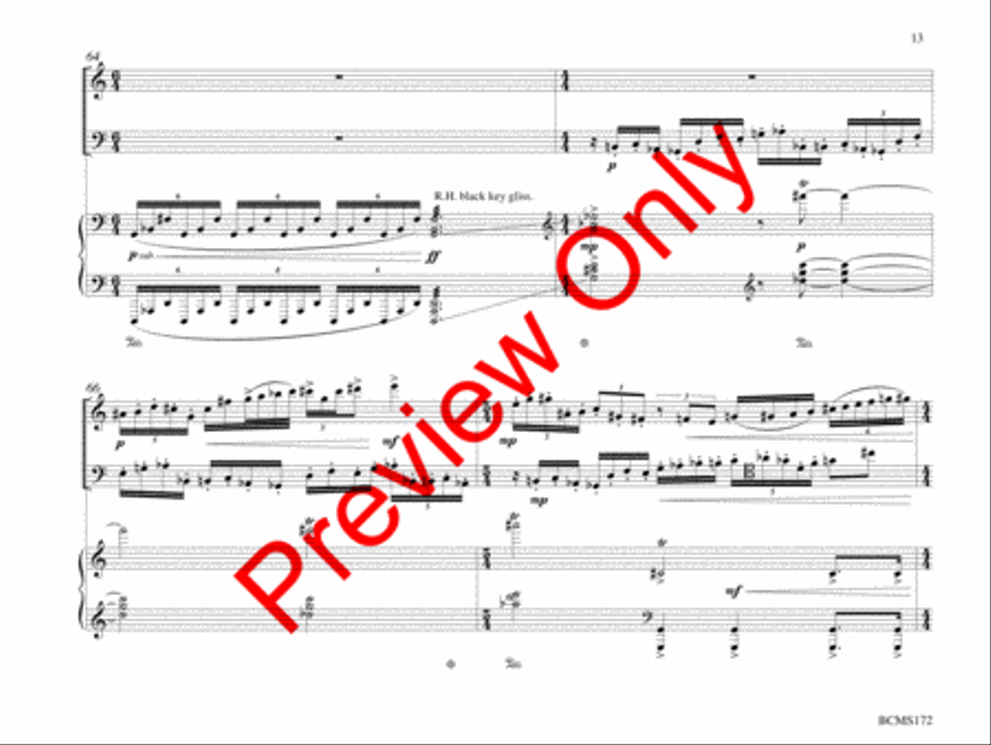 Journey Toward the Eternal Flame Bassoon scores gallery preview page 14