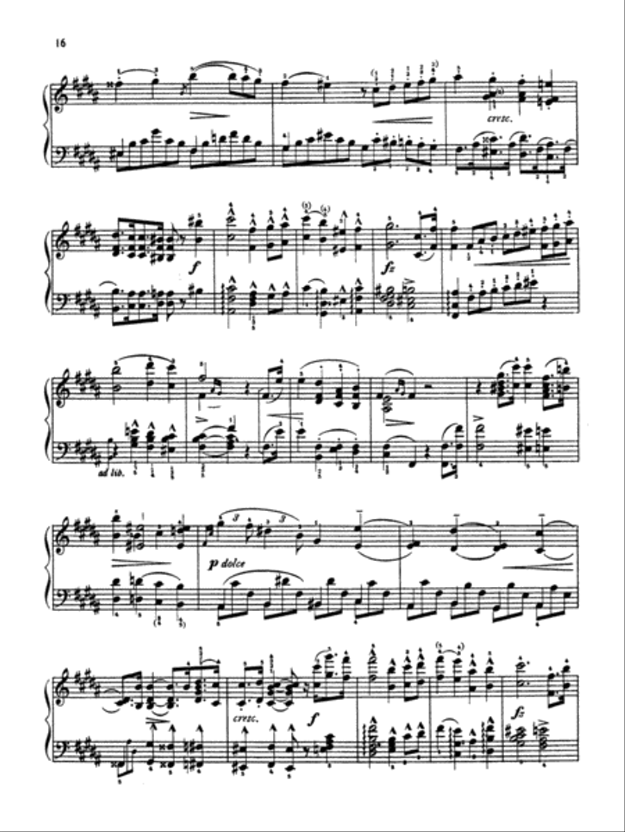 Gade: Fantasy Pieces, Op. 41 Piano Solo scores gallery preview page 2