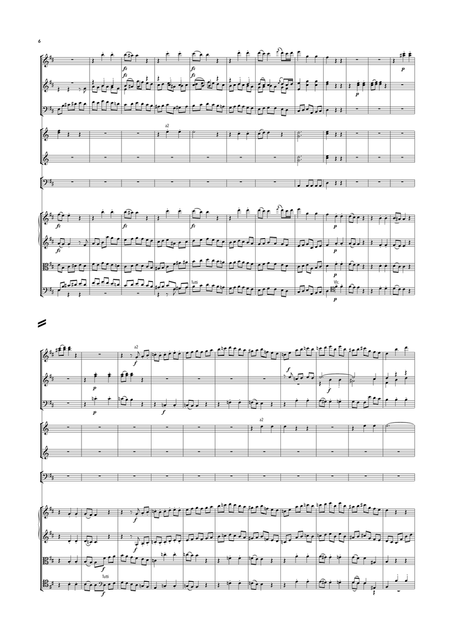 Haydn - Symphony No.93 in D major, Hob.I:93 Full Orchestra scores gallery preview page 6