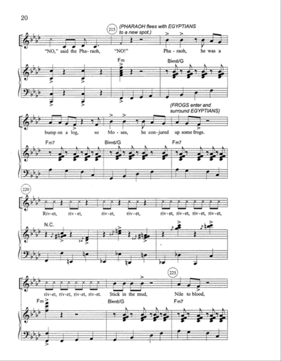 Are We There Yet Unison Choir scores gallery preview page 5