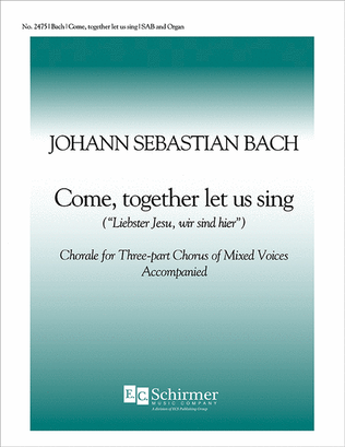 Come Together, Let Us Sing, BWV 373