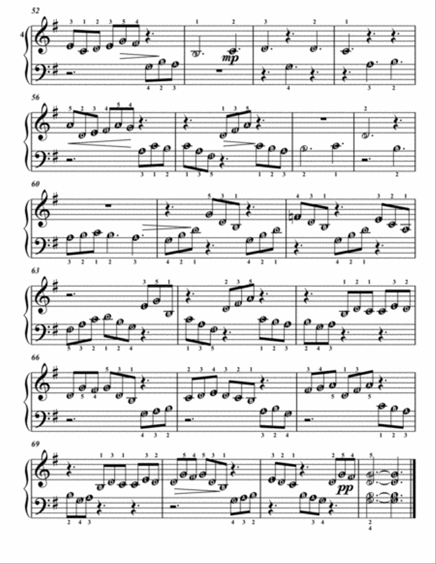 Bach Favorites for Beginner Piano Volume 1 A Sheet Music Easy Piano scores gallery preview page 6