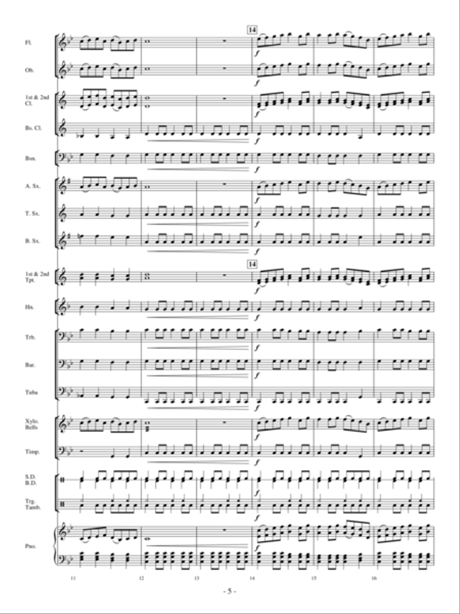 Animoso Concert Band scores gallery preview page 4