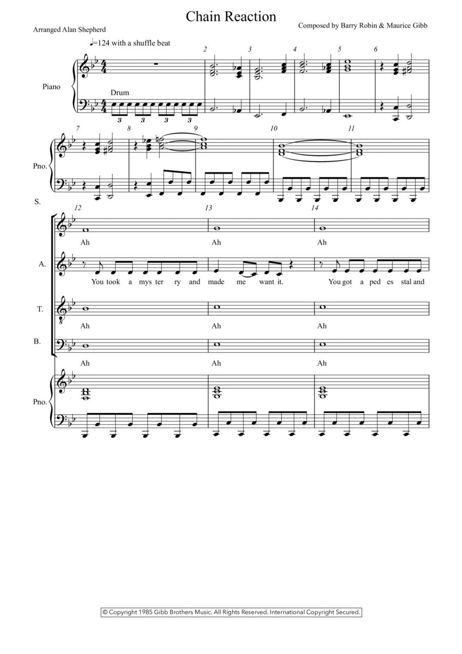 Chain Reaction 4-Part scores gallery preview page 1