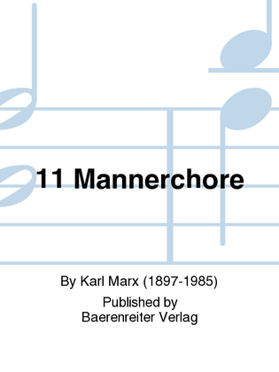 11 Männerchöre (1951)
