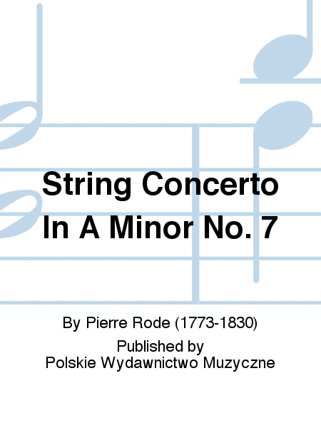 String Concerto In A Minor No. 7