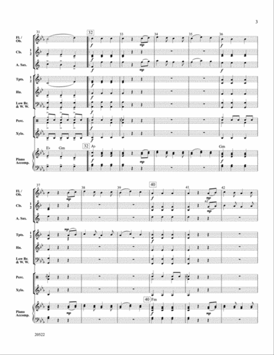 Legend of the Alhambra Concert Band scores gallery preview page 5