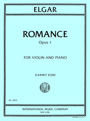Book cover for Romance, Opus 1