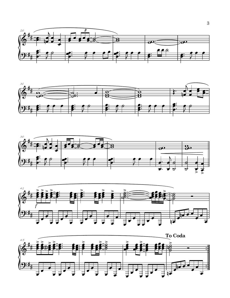 Us And Them Piano Solo scores gallery preview page 3