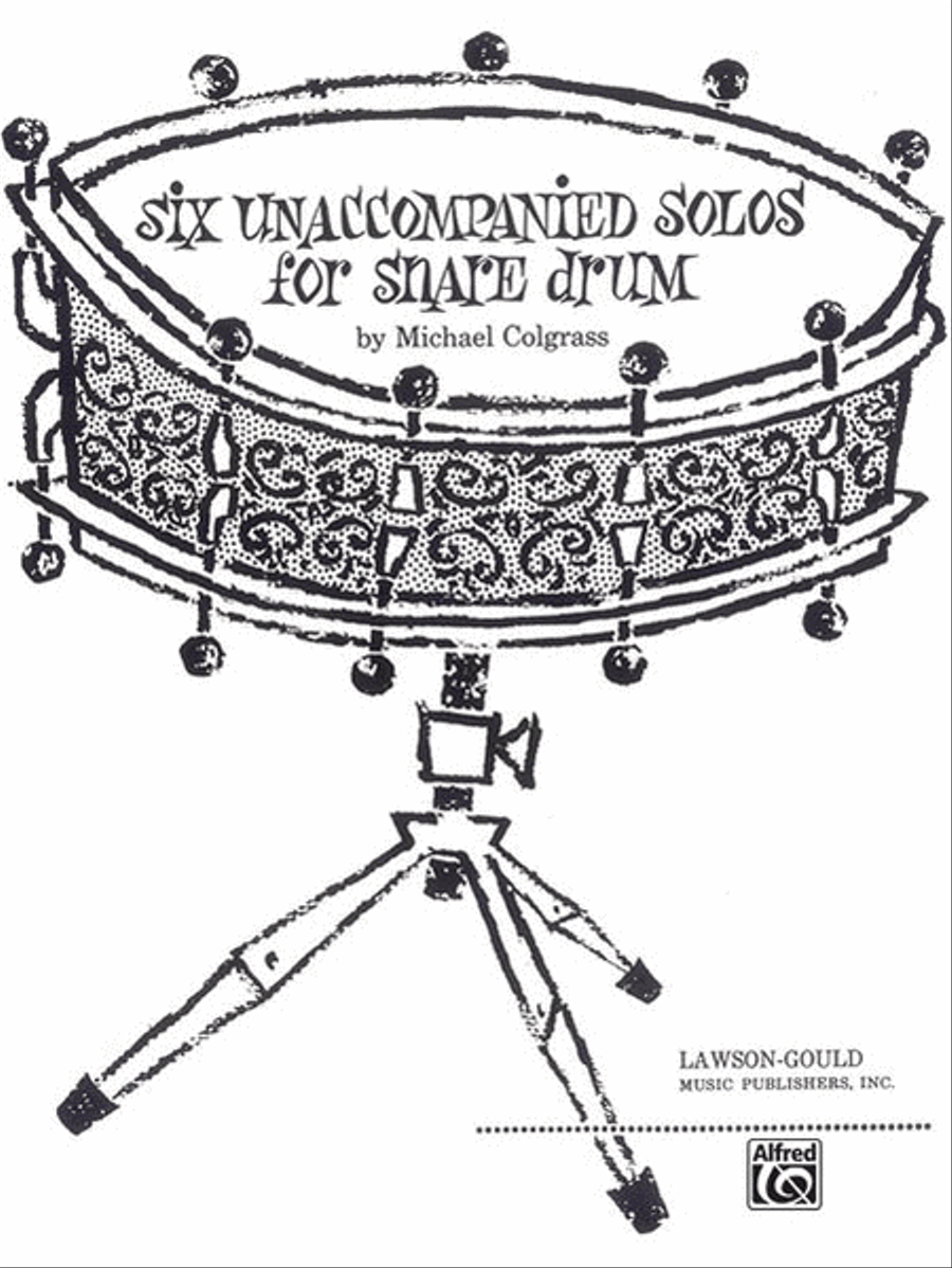 Six Unaccompanied Solos for Snare Drum A Cappella scores gallery preview page 1