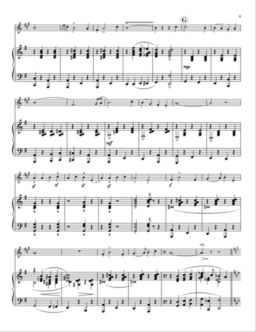 America, Of Thee I Sing America, Of Thee I Sing Trumpet Solo scores gallery preview page 5