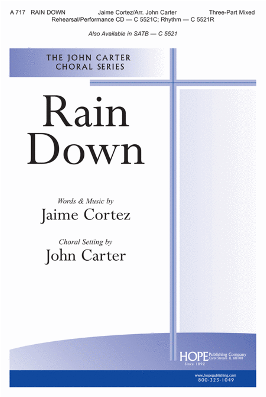 Rain Down 3-Part scores gallery preview page 1