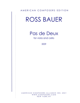 Book cover for [Bauer] Pas de Deux
