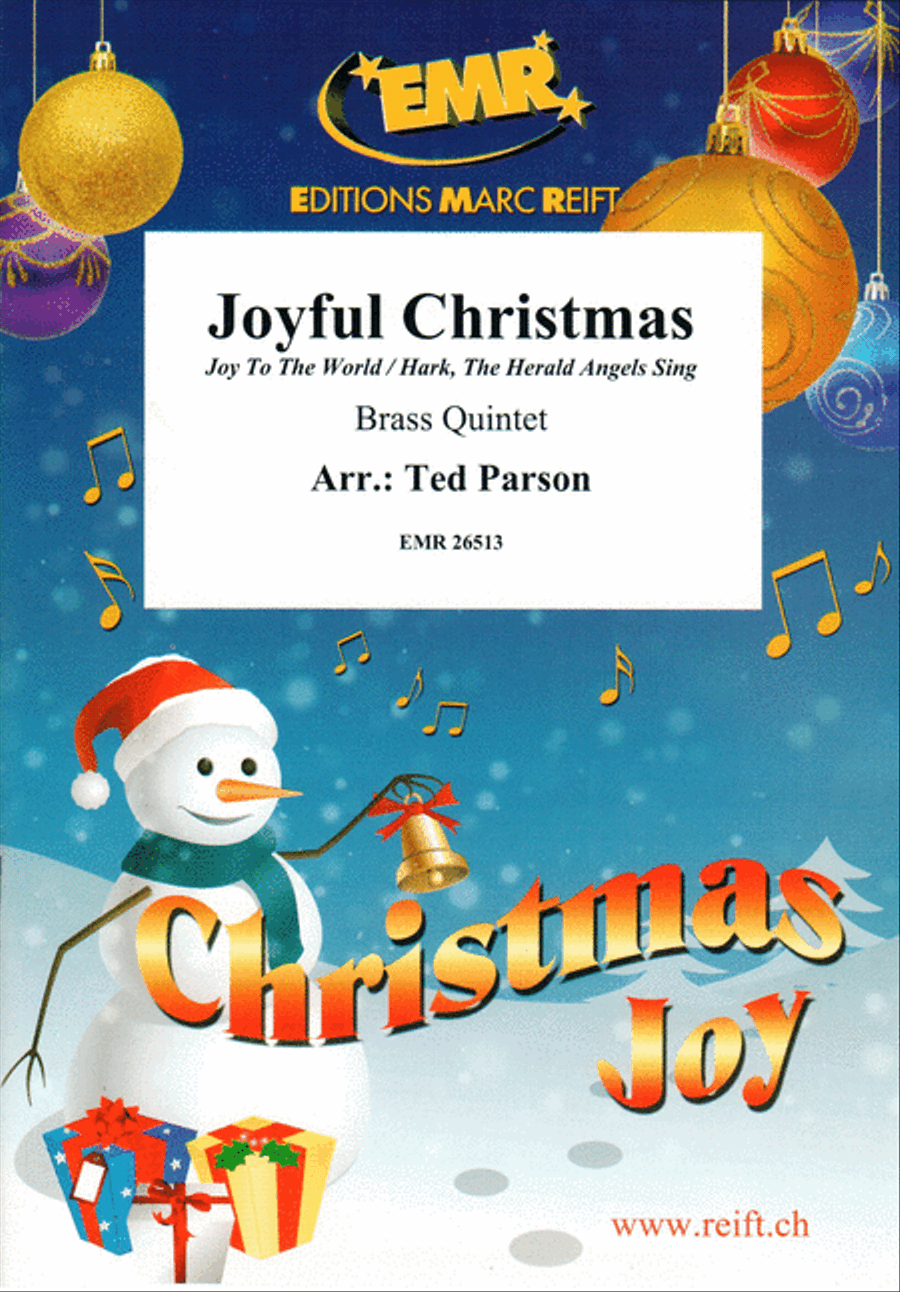Joyful Christmas Brass Quintet scores gallery preview page 1