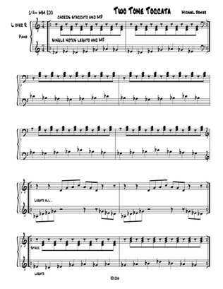 Two-Tone Toccata from Not Major or minor Music