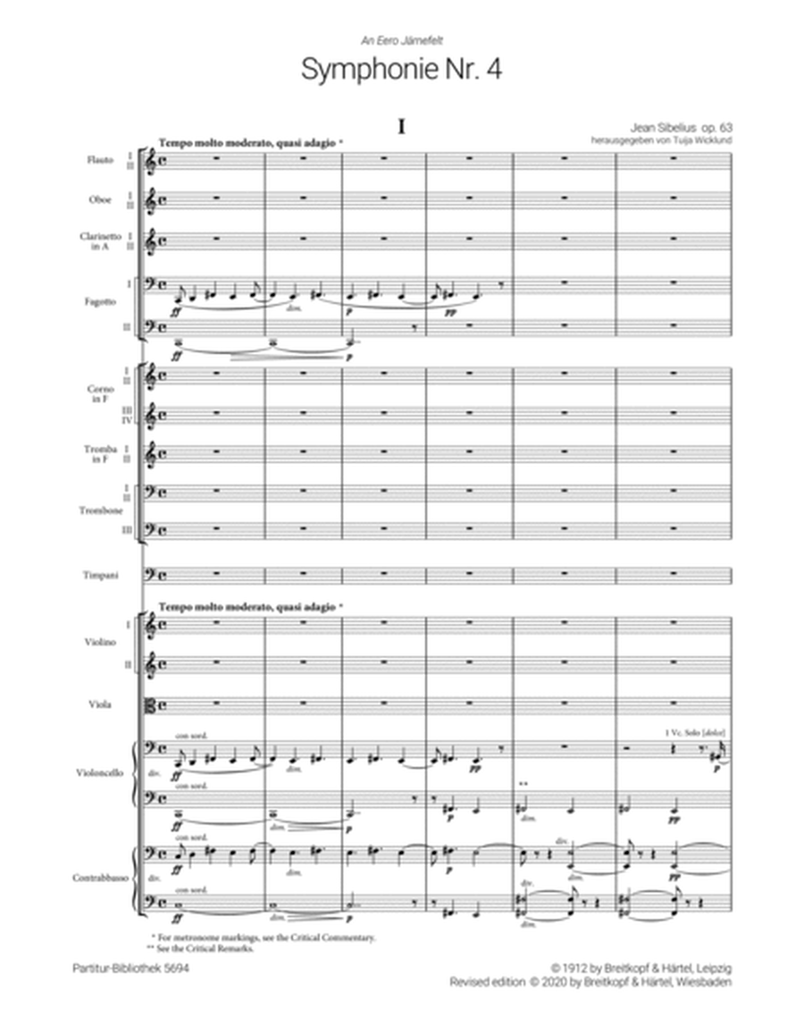 Symphony No. 4 Op. 63