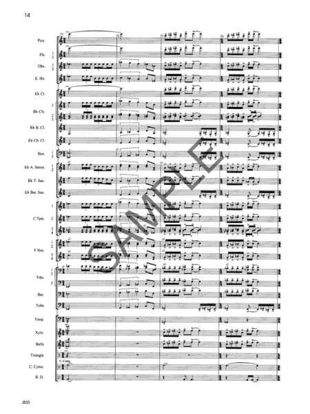 Aubrey Fanfare - Score