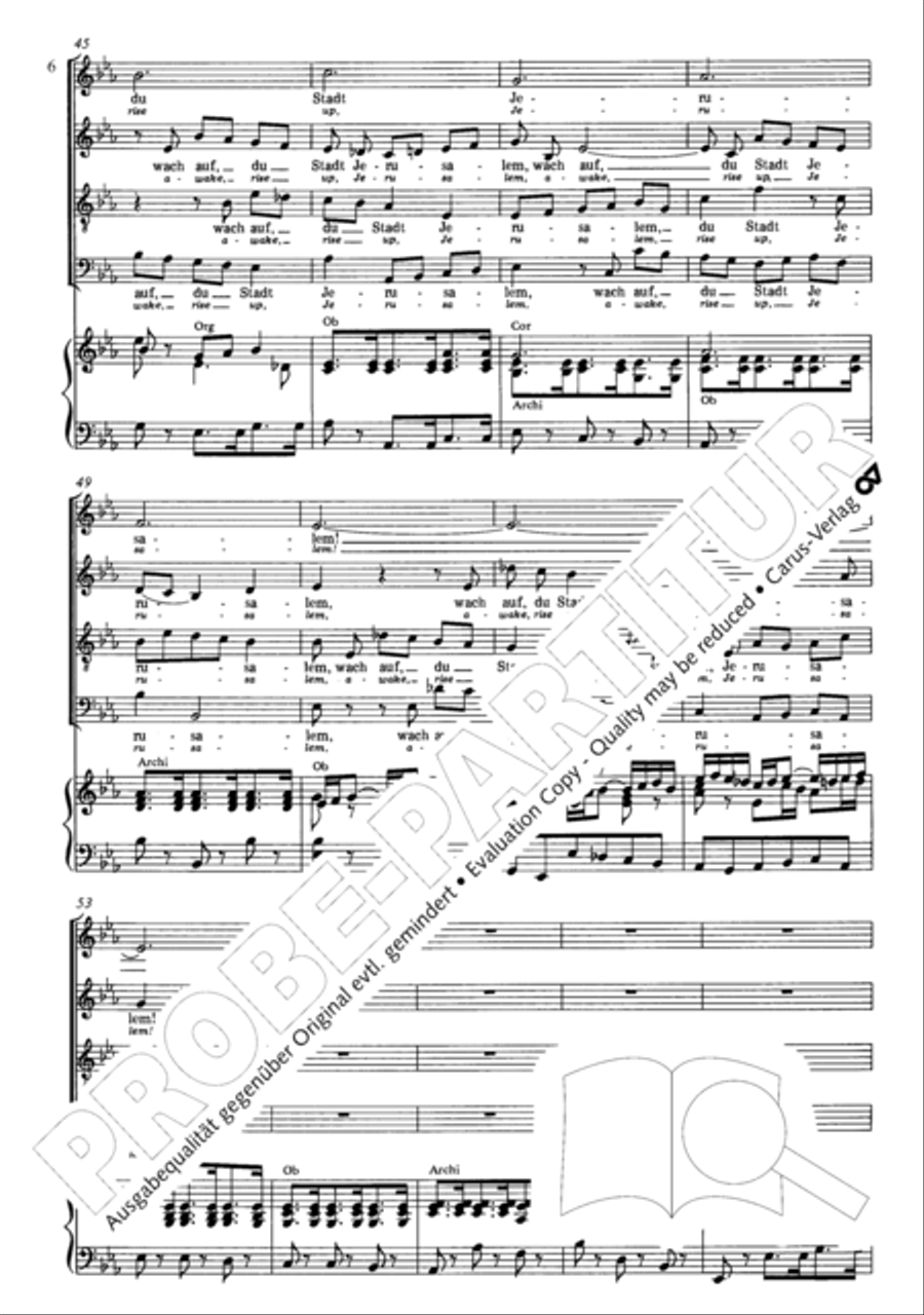 Wake, o wake and hear the voices STB scores gallery preview page 7