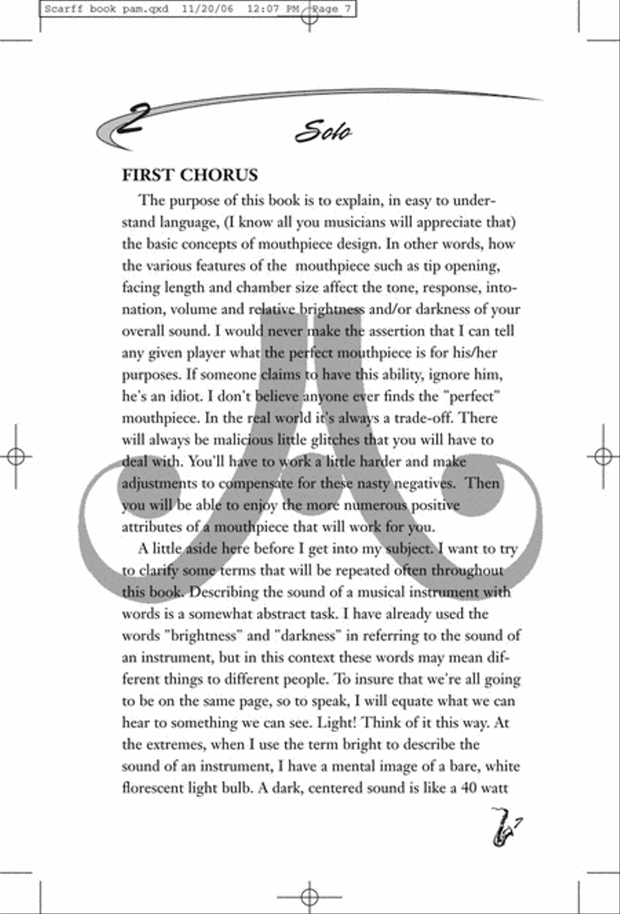 Saxophone Mouthpiece Selection Clarinet scores gallery preview page 4