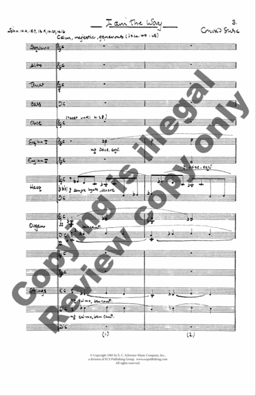 I Am the Way 4-Part scores gallery preview page 2