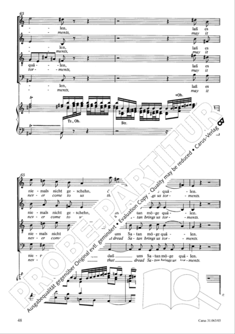 Christians, etch this blessed day (Christen, atzet diesen Tag) 4-Part scores gallery preview page 49