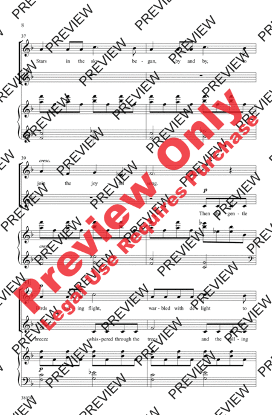 Everyone Sang 3-Part scores gallery preview page 8