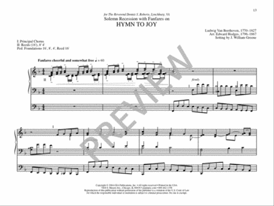 In Paradisum: Twelve Organ Settings Based on Hymntunes