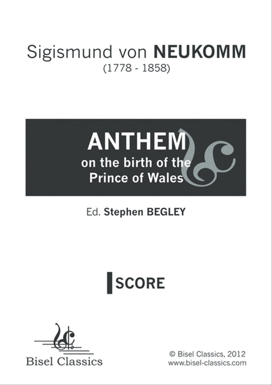 Anthem on the Birth of the Prince of Wales Orchestra scores gallery preview page 3
