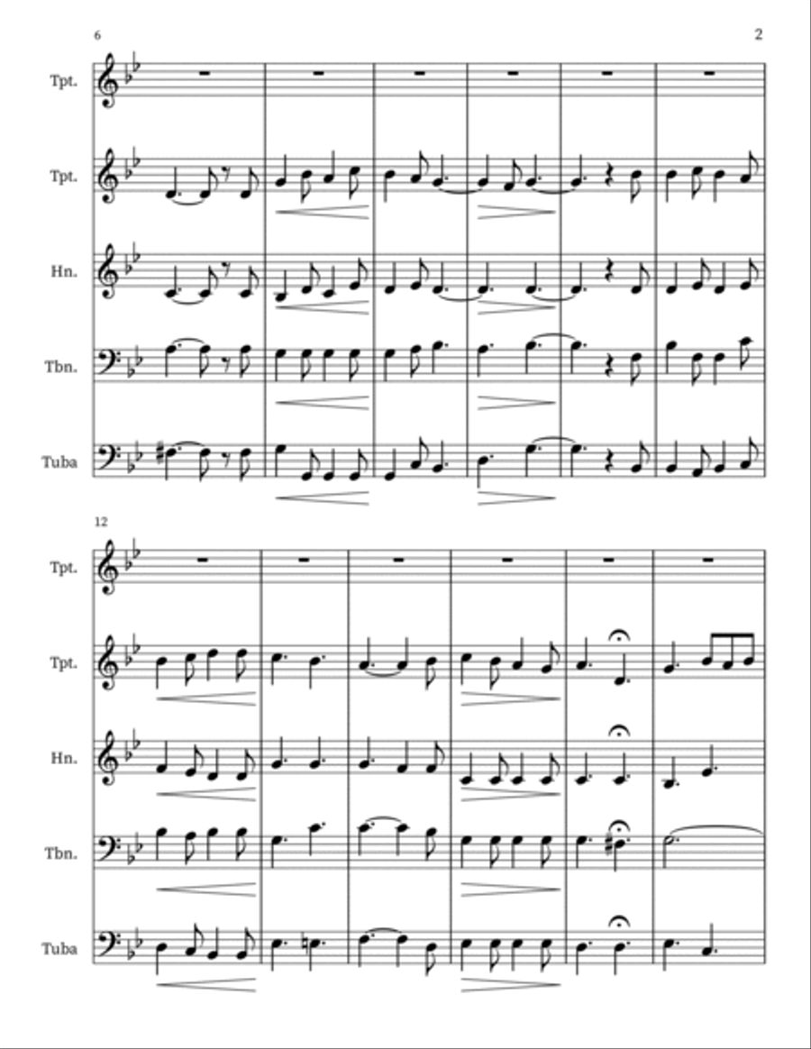 Traditional Basque Carol Traditional Basque Carol Small Ensemble scores gallery preview page 2