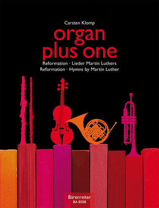 Book cover for organ plus one: Reformation / Hymns by Martin Luther