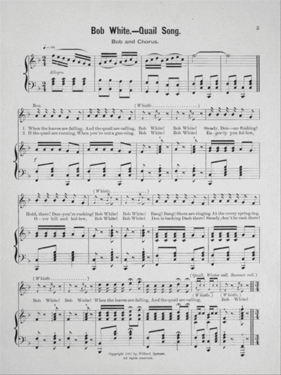 Bob-White-Quail Voice scores gallery preview page 2