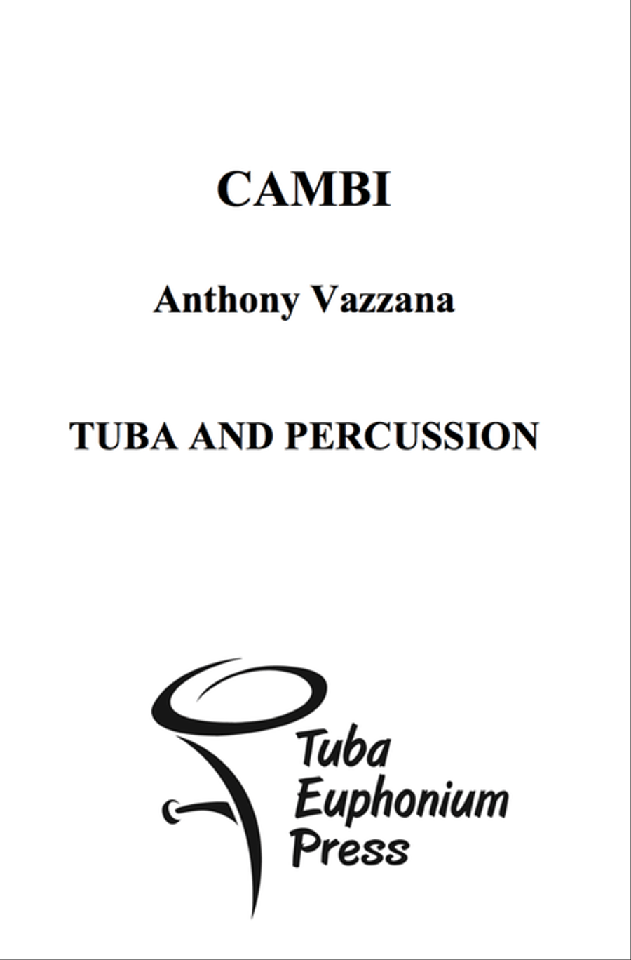 Cambi Tuba scores gallery preview page 1
